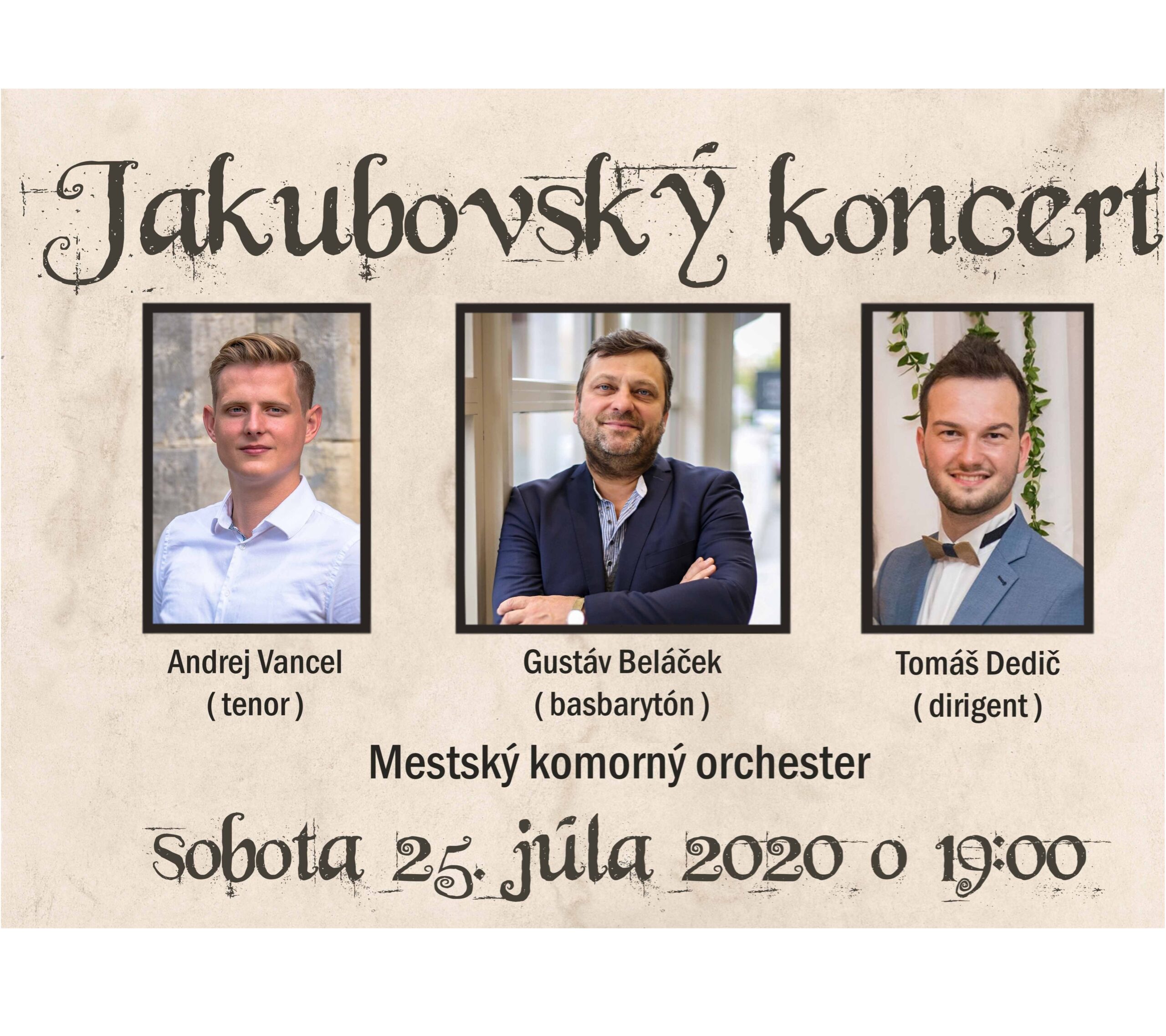 Dvořákové Biblické písně v podaní rodáka Gustáva Beláčka